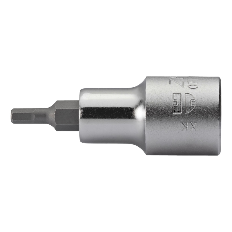 1/2 inch socket wrench insert, metric - SKTWRNCH-1/2IN-HEXSKT-WS6-L60MM