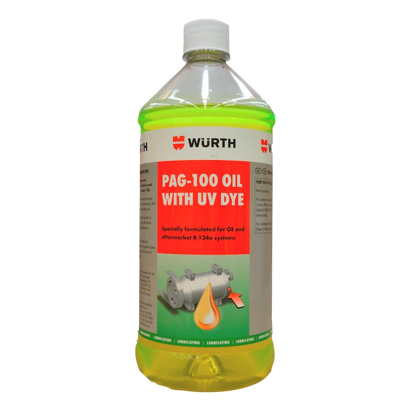 PAG Oil 100 with U/V Dye - OIL-PAG-100-UV-946ML