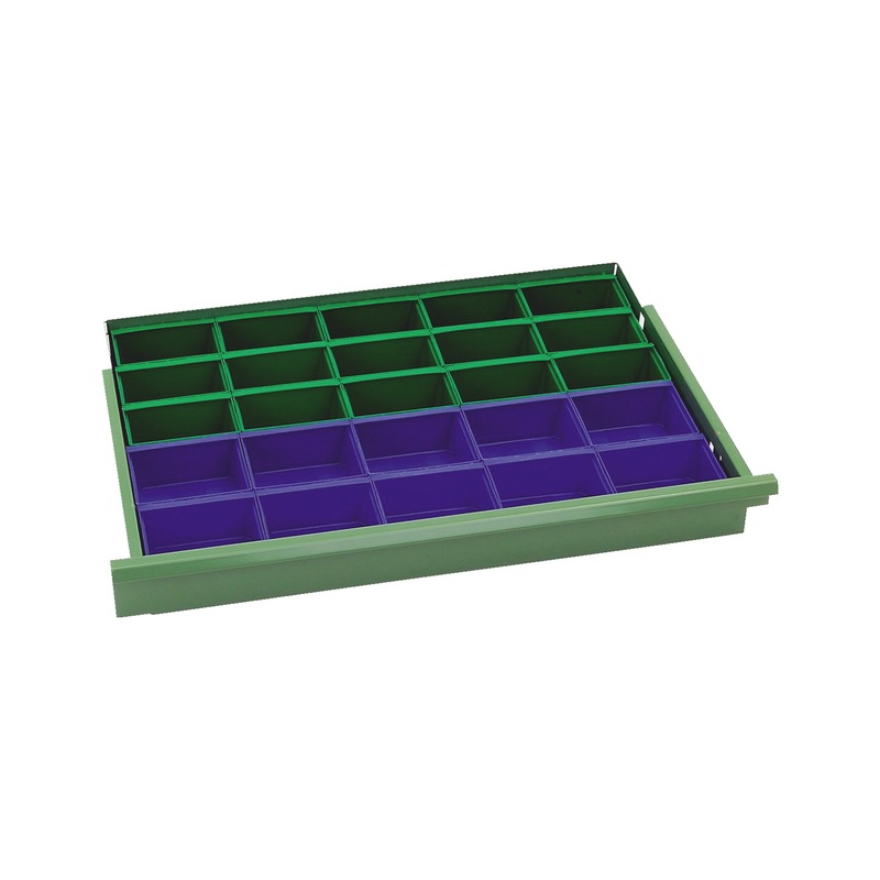 Boîte en plastique pour système de rangement à compartiments ORSY<SUP>®</SUP>200 - 5