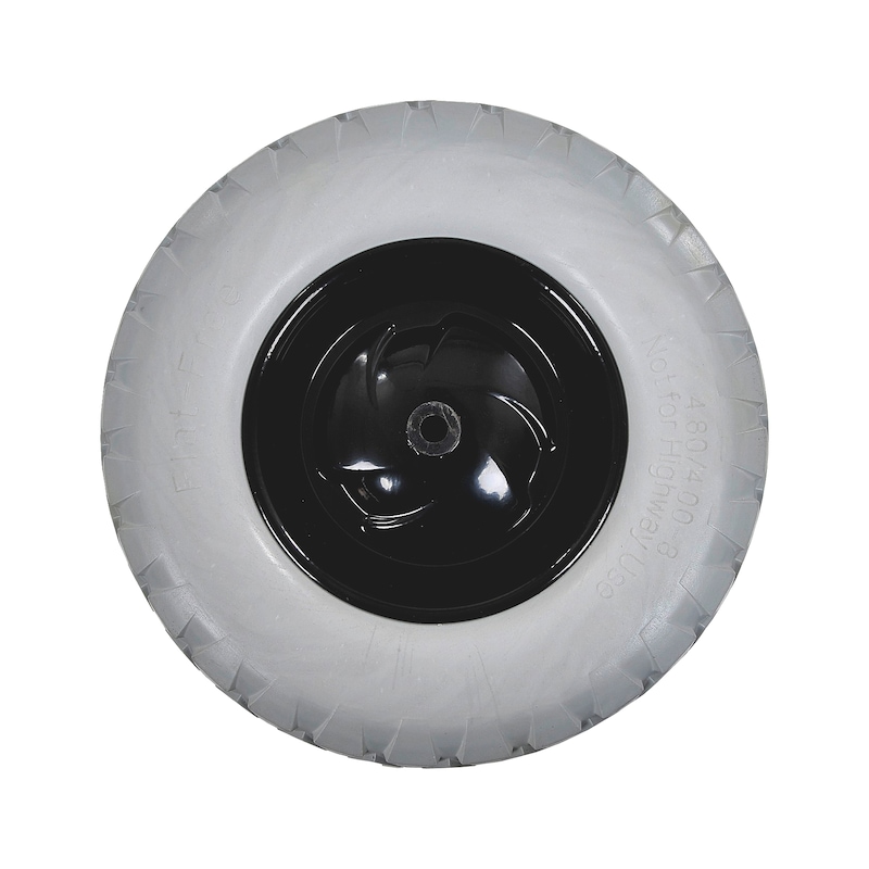 Puncture-proof solid rubber wheel - 1