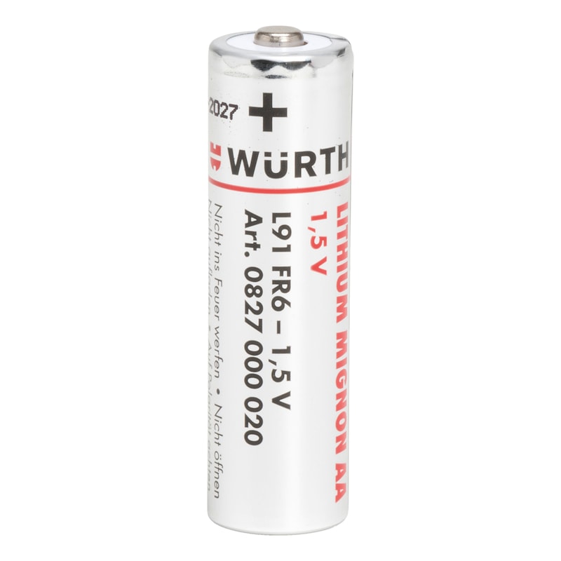 Lithium battery - BTRY-LITHIUM-AA-MIGNON-FR6-1,5V