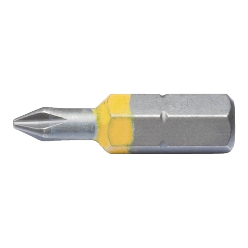 C 6.3 PH bit (1/4 inch) - BIT-PH1-YELLOW-1/4IN-L25MM