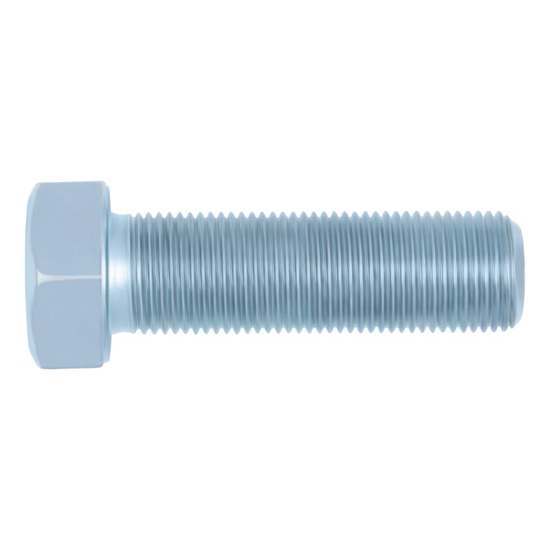 Hexagonal bolt, with thread to head and fine thread - 1