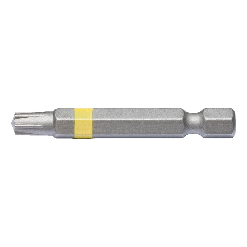 Embout de vissage AW<SUP>®</SUP> E 6.3 (1/4") - EMBOUT-AW30-JAUNEFLUO-1/4-L50MM