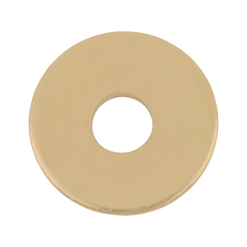 Flat washer - extra-large series ISO 7094 steel 100 HV, zinc-plated thick-layer passivation - 1