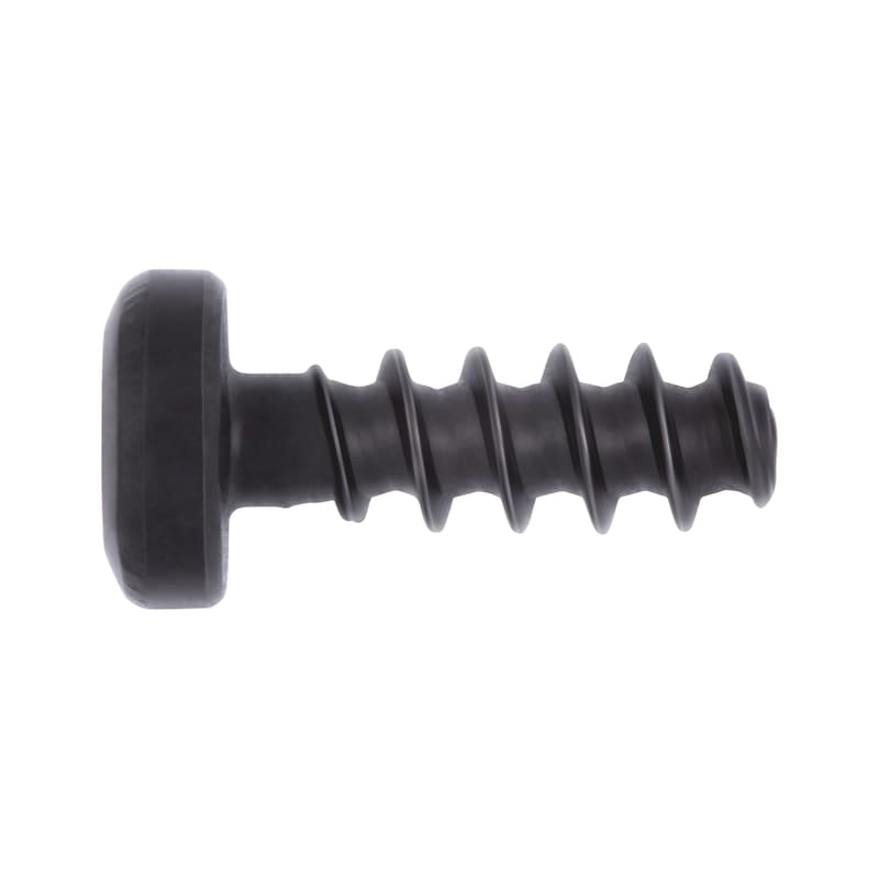 WÜPLAST<SUP>®</SUP> pan head screw with hexalobular drive WN 1452, steel 10.9, zinc-nickel-plated, black passivated with sealing (P3R) - 1