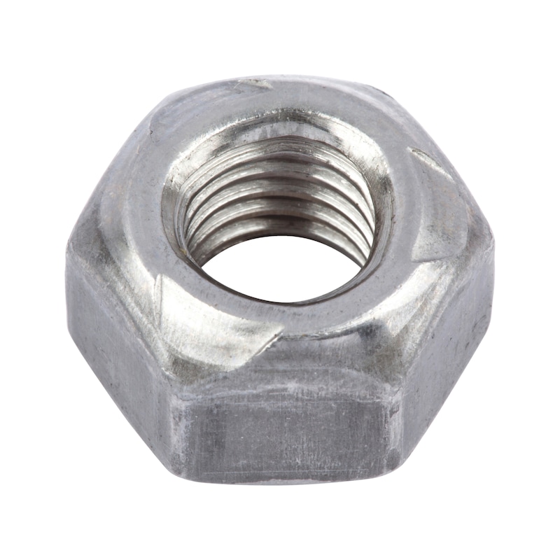 Hexagonal nut with clamping piece (all-metal) DIN 980, steel, plain - NUT-SLOK-DIN980-V-8-WS17-M10