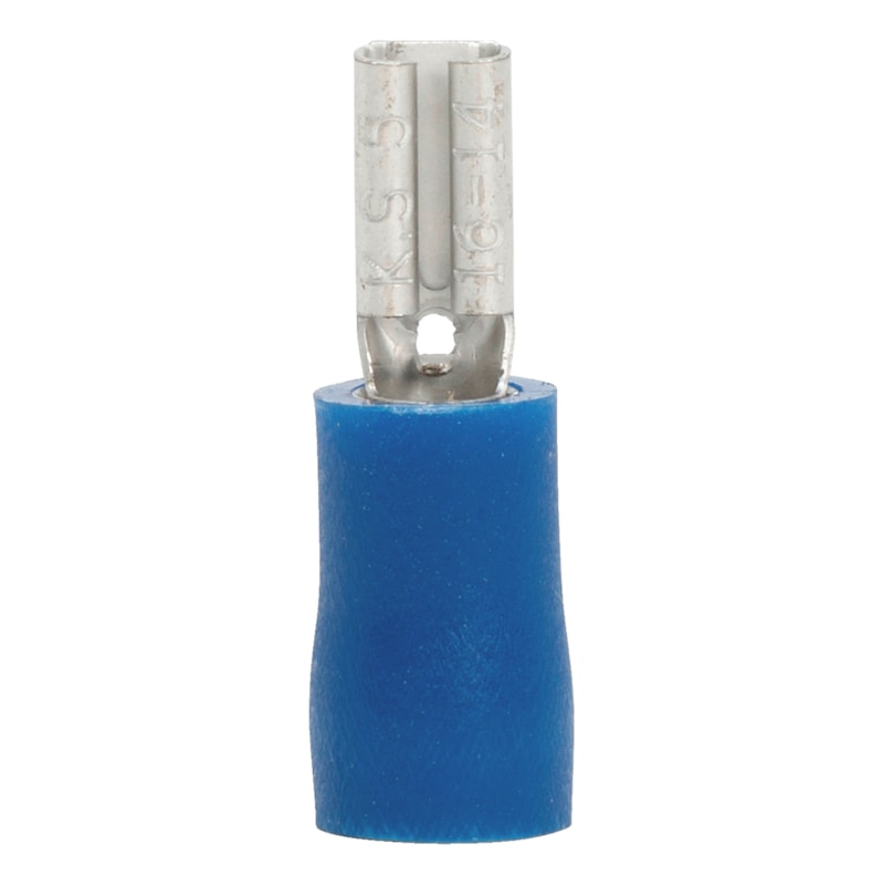 Crimp cable lug, push connector PVC-insulated - PSHCON-BLUE-2,8X0,8MM