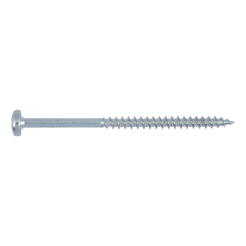 WÜPOFAST<SUP>®</SUP> zinc-plated blue chipboard screw - 1