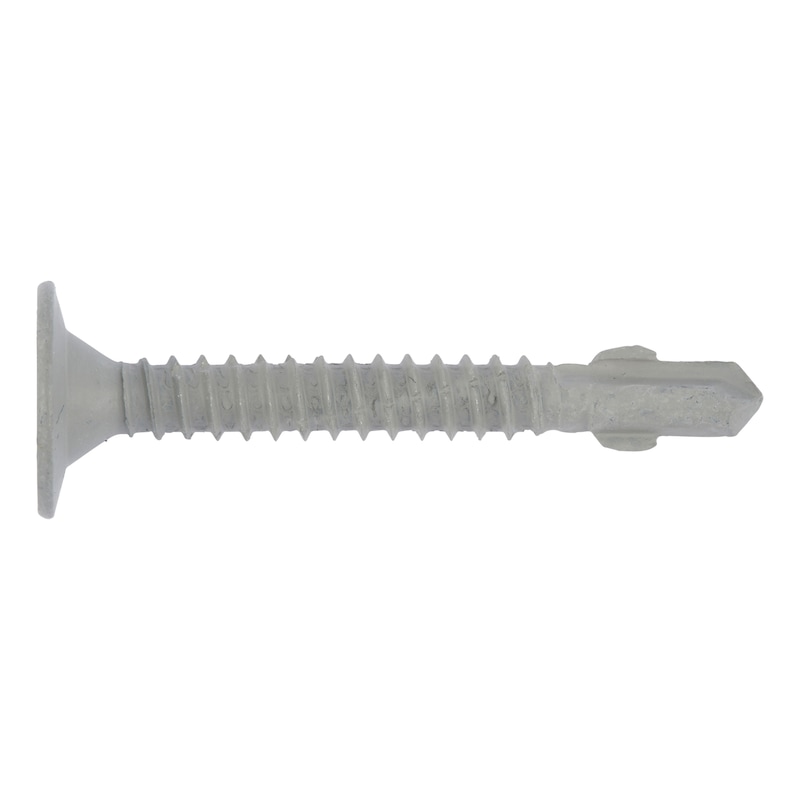 pias<SUP>®</SUP> wing-type drilling screw, flat countersunk head with AW drive