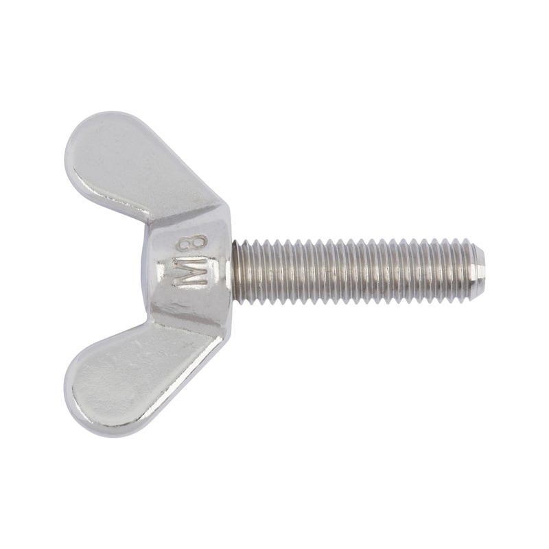 Wing screw, round wings - 1