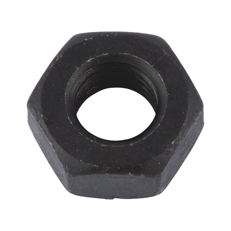 Ecrou hexagonal ISO4032 acier 10 zinc-nickel noir