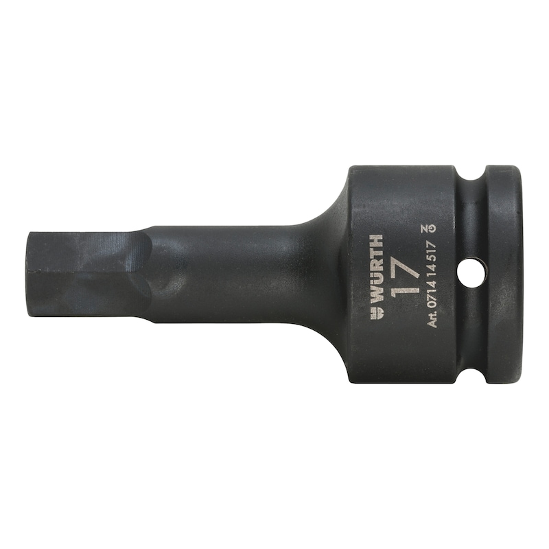 3/4-inch impact socket wrench insert For hexagon socket screws, metric, long - IMPSKT-3/4IN-HEXSKT-LONG-19MM