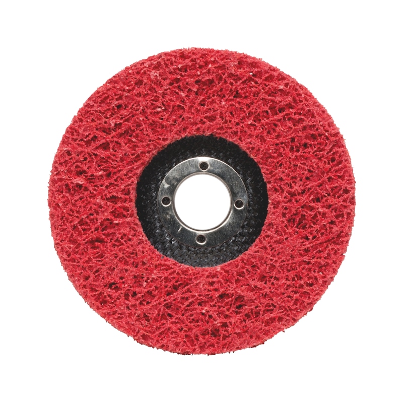 Disco de lã abrasiva em nylon grosso Longlife com placa de pano - 2