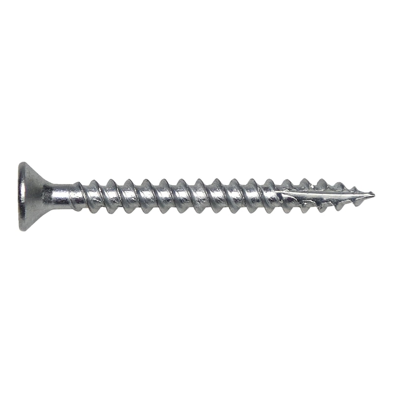 ASSY<SUP>®</SUP> 3.0, blue galvanised Particle board screw - SCR-CS-WO-AW20-(A2K)-4X40