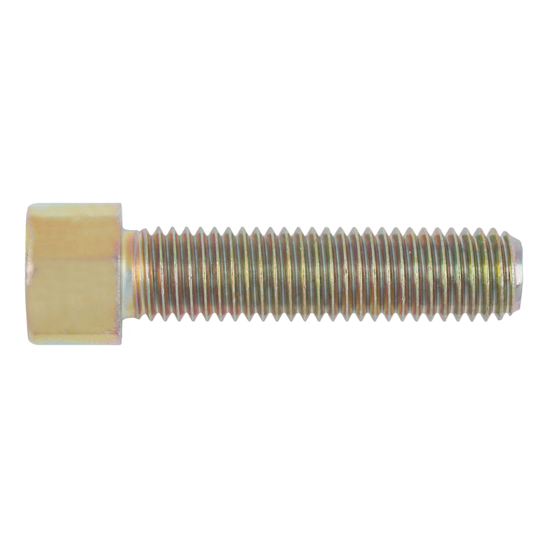 Hexagon Socket Head Cap Screw ISO 4762/DIN 912, steel 8.8, zinc-plated, yellow chromated (A2C) - SCR-CYL-ISO4762-8.8-HS6-(A2C)-M8X20