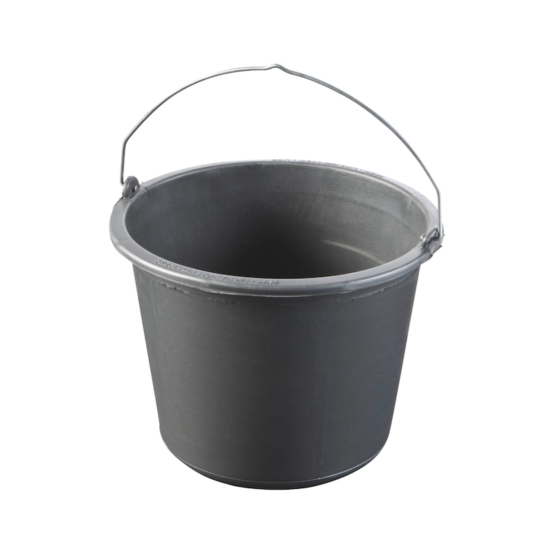 Basic builder's bucket With zinc-plated handle