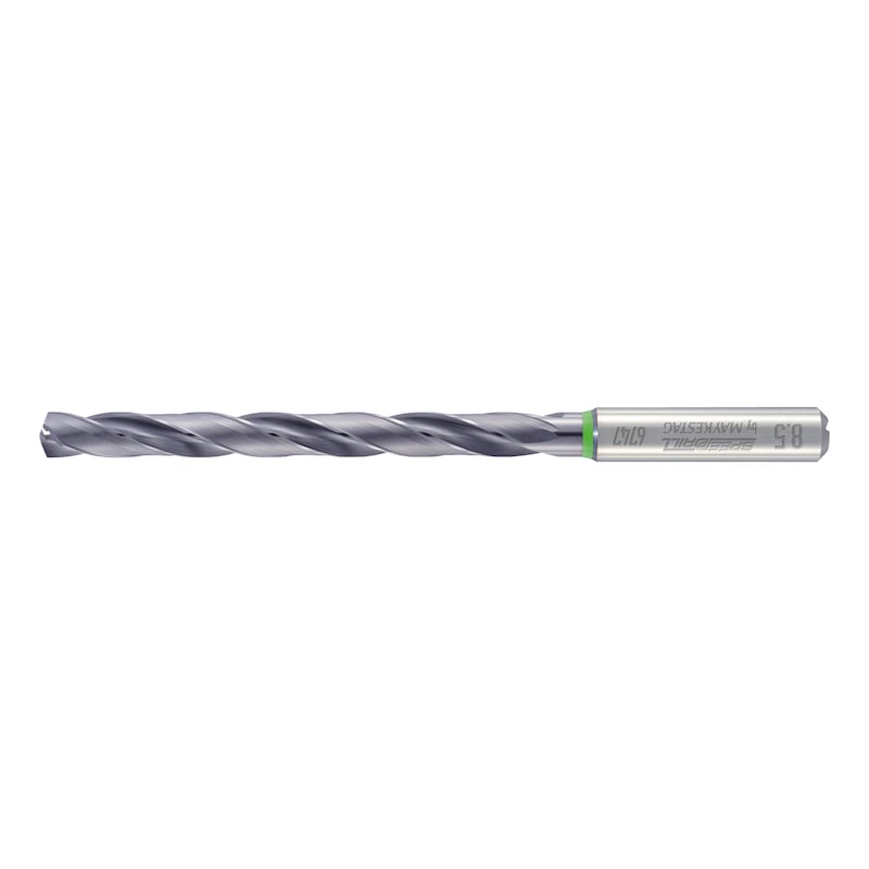 8.5mm Solid Carbide 8xD High Performance Drill-TiAlN 