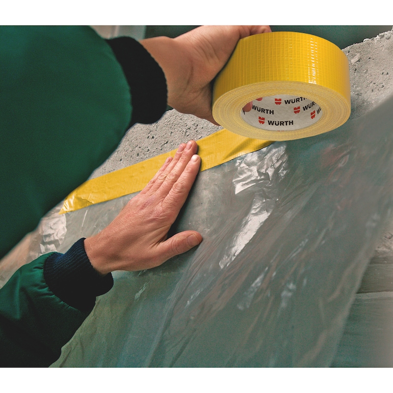 Adhesive tape for concrete, yellow - 2