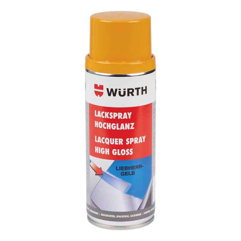 Vernice spray, elevata lucentezza - VERNICE-SPRAY-GIALLO-MACCHIN-BRIL-400ML