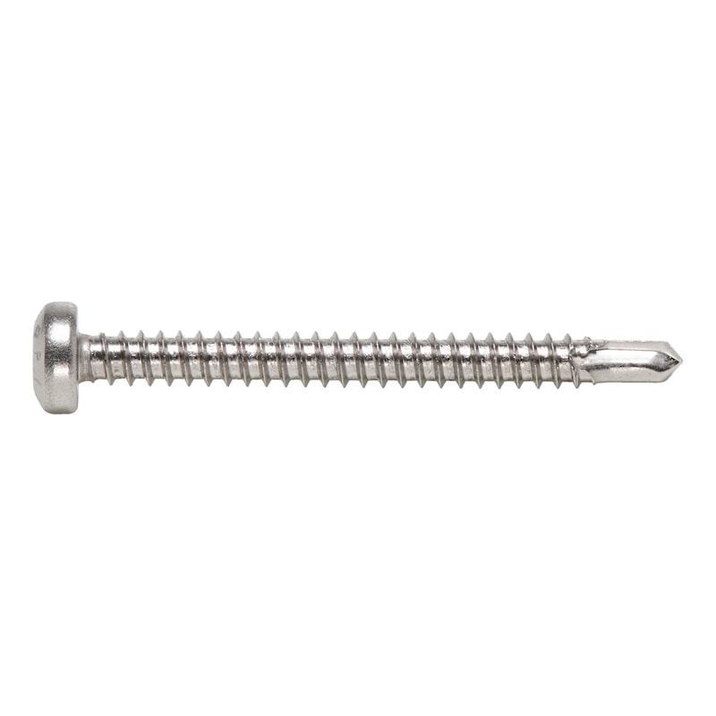 Drilling screw, flat head with H cross recess pias<SUP>®</SUP> - 1