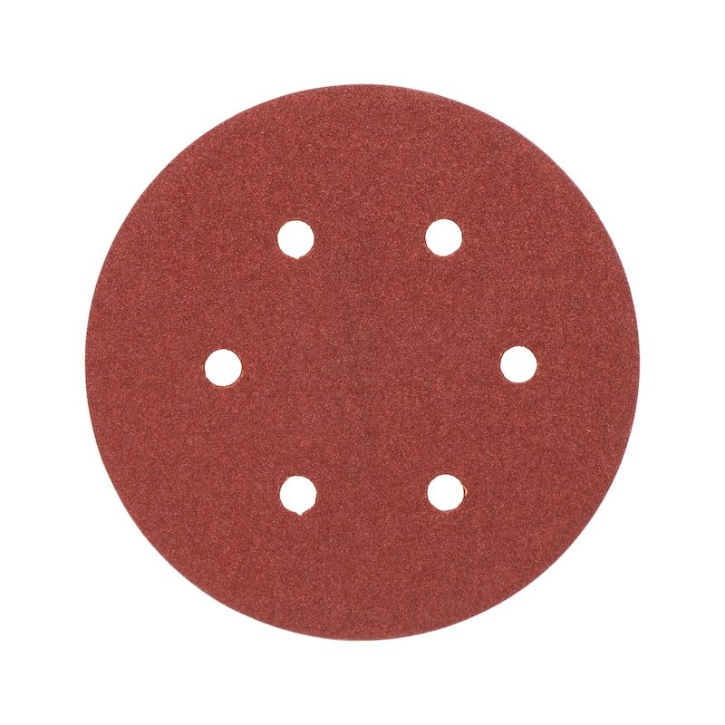 Dry abrasive paper disc wood KP perfect - DSPAP-HOKLP-KPE-6HO-P60-D150MM