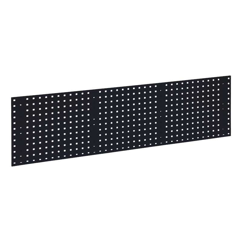 Základová doska pre systém perforovaných panelov so štvorcovými otvormi - ZAKL.PLATNA-RAL9011-CIERNA-457X1486MM