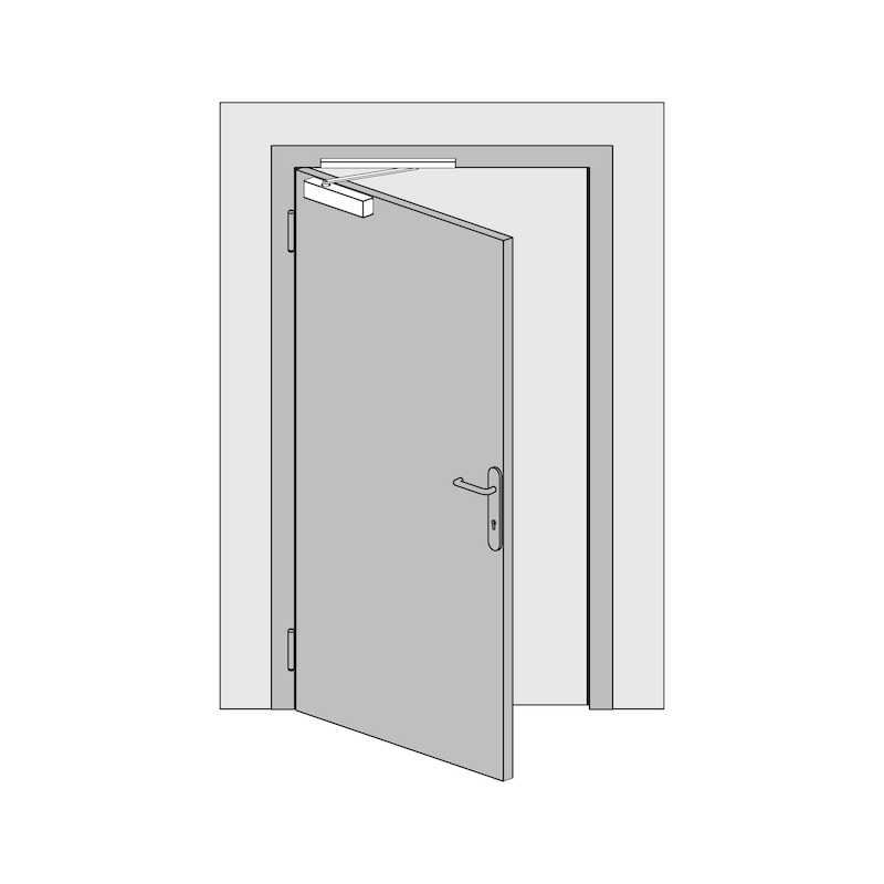 Door closer GTS 640 with slide rail - 5