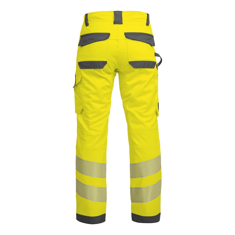 Pantalon haute visibilité fluo hiver, classe 2 - PANTALON HV NEON THERMIC JAUNE 52