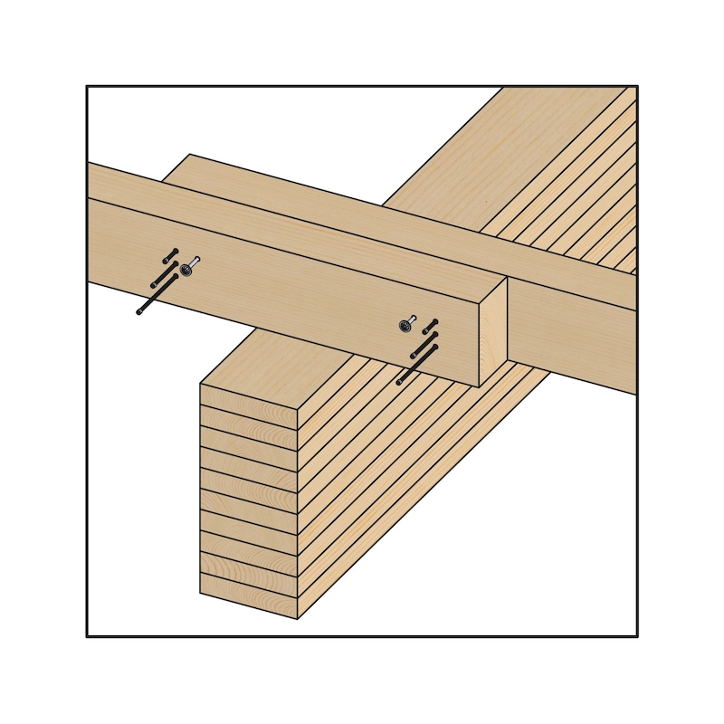 ASSY<SUP>®</SUP>plus FT, countersunk head Timber screw - 12