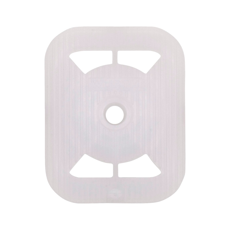 Nail disc without nail Rectangular design, 34 x 27 mm - 1