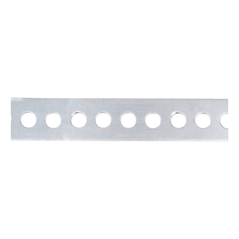 Punched mounting strip, no marginal perforation - INSTLSTRP-PERF-HOD8,5MM-W25MM