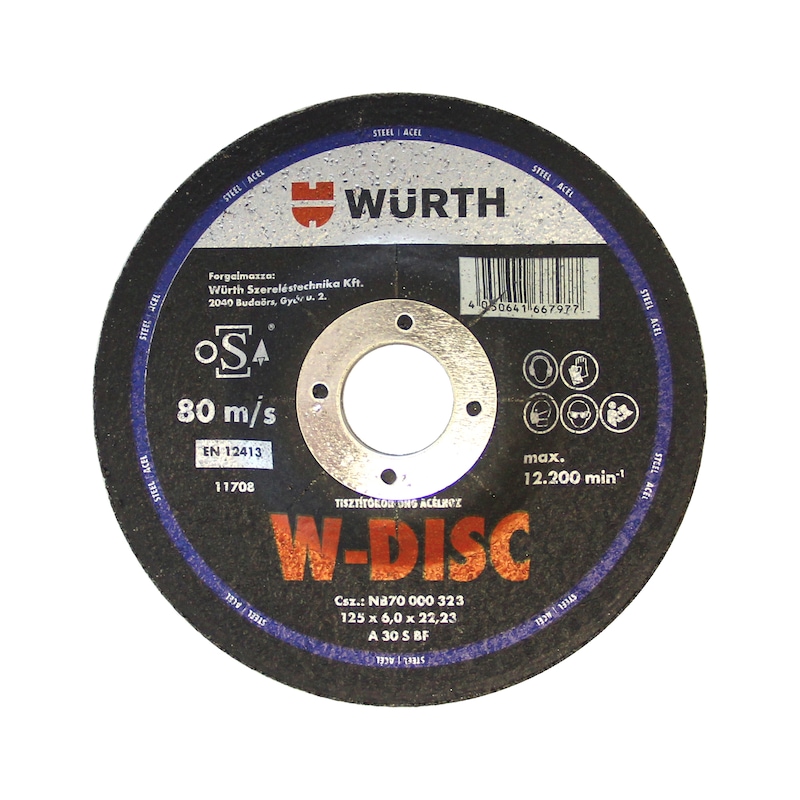 Tisztítótárcsa acélhoz W-Disc
