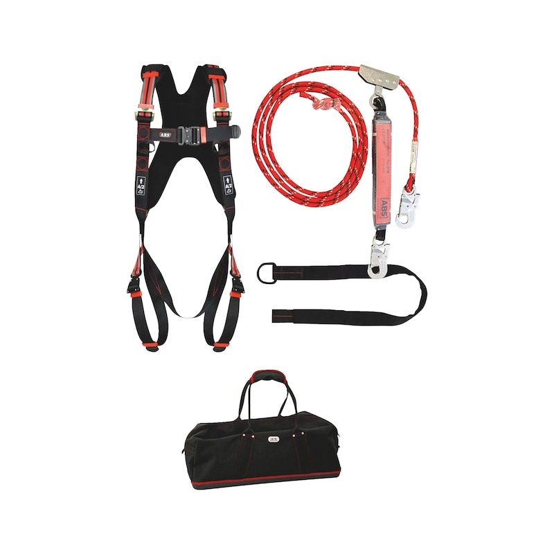 Kit dispositif antichute pour couvreur avec sacoche ABS - 1