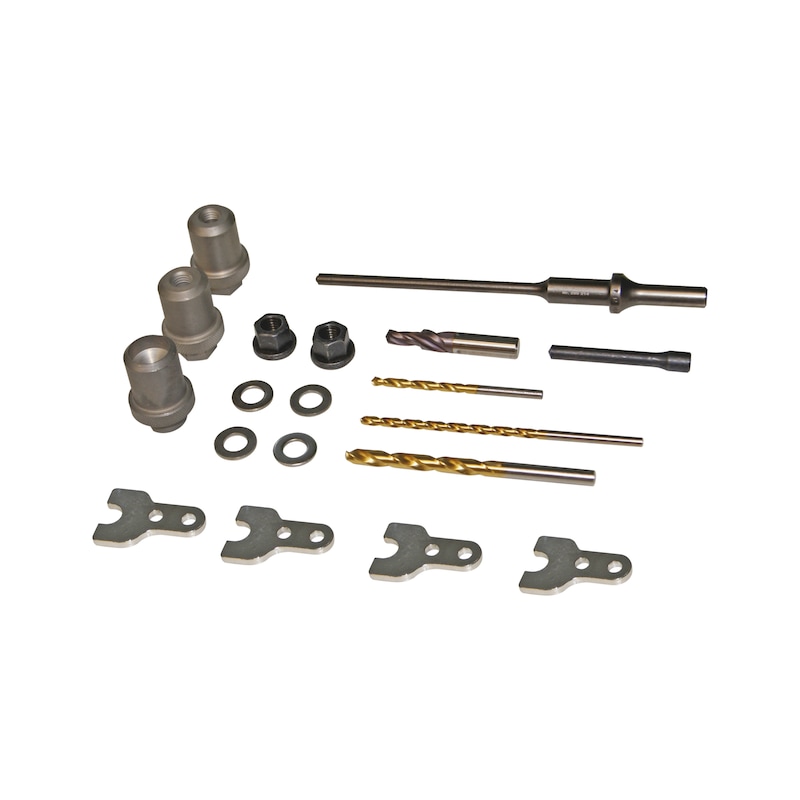 Kit d'outils d'alésage pour essieu 4 liaisons en acier et en aluminium - 6