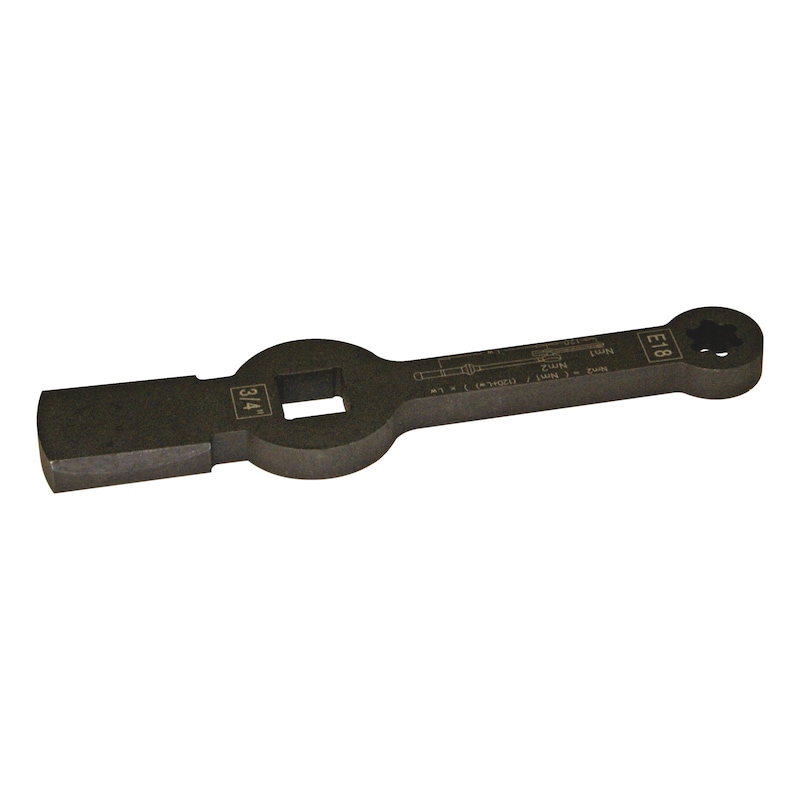 Brake calliper impact wrench, 3/4-inch FOR COMMERCIAL VEHICLES, MAN TGM/TGL - E18-TX-SLOGGING-BRAKE-CAL.-WREN-3/4IN