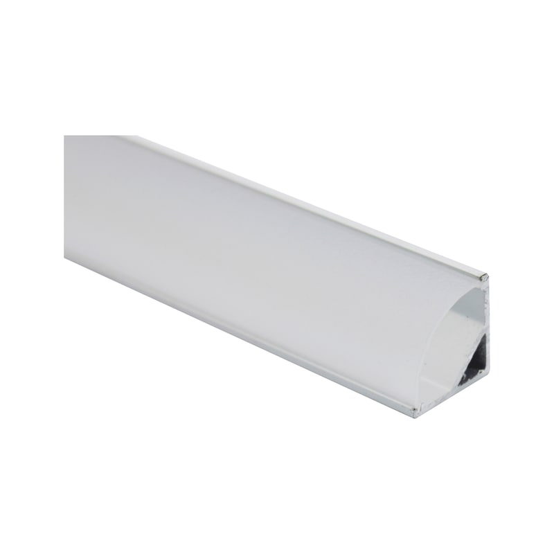 IMPRESSION LIGHTS Corner Profile 1 Meter Long Profile Aluminum Grey Body  Without LED Straight Linear LED Pack of 5