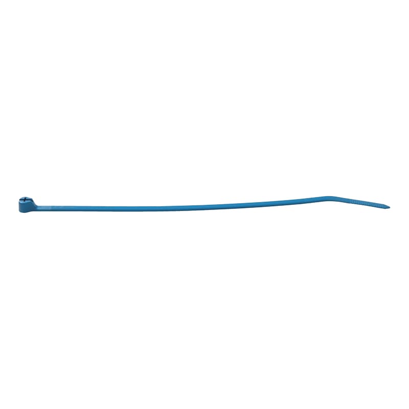 Cable tie KBL D PA blue Detectable with metal latch - CBLTIE-PLA-METLATCH-DETEC-BLUE-4,8X186MM