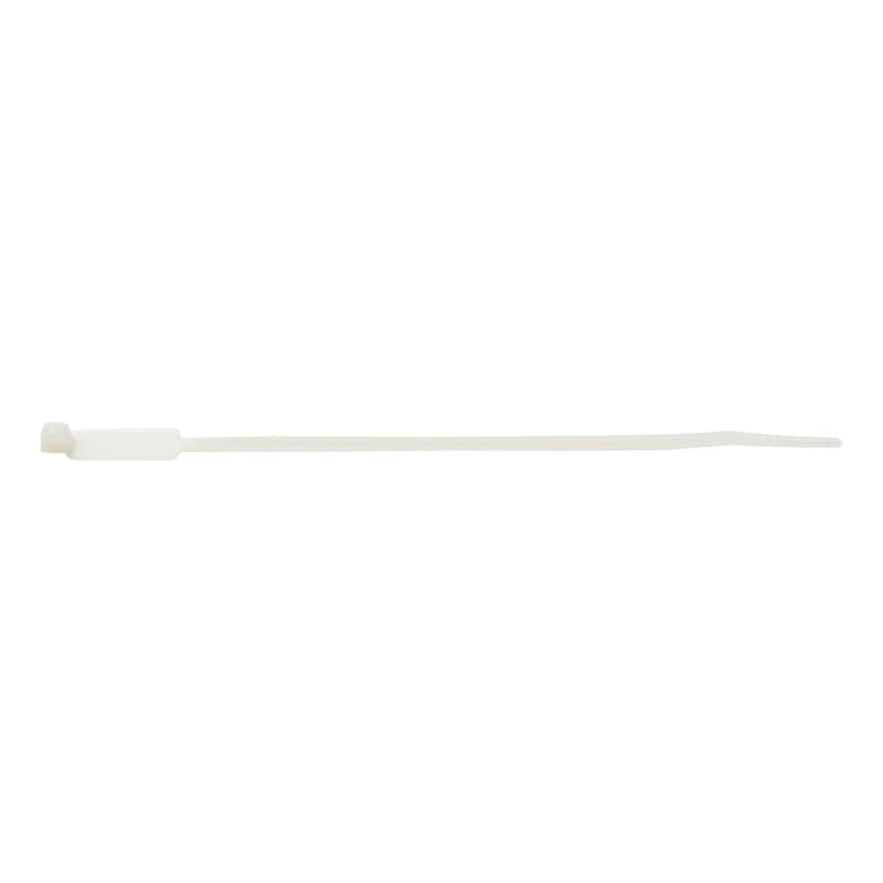 Write-on cable tie with plastic latch - CBLTIE-PLA-INSCRIBAREA-NAT-4,6X270