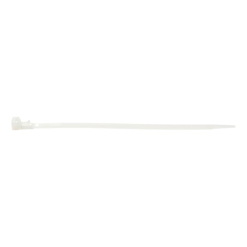 Reusable cable tie with plastic latch - CBLTIE-PLA-REOPENABLE-NAT-7,5X360MM