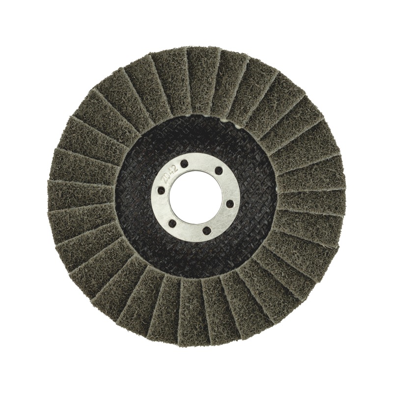 Fleece Segmented Grinding Disc For direct use on angle grinders - SNDDISC-NYLFLC-V.FINE-125X22,23