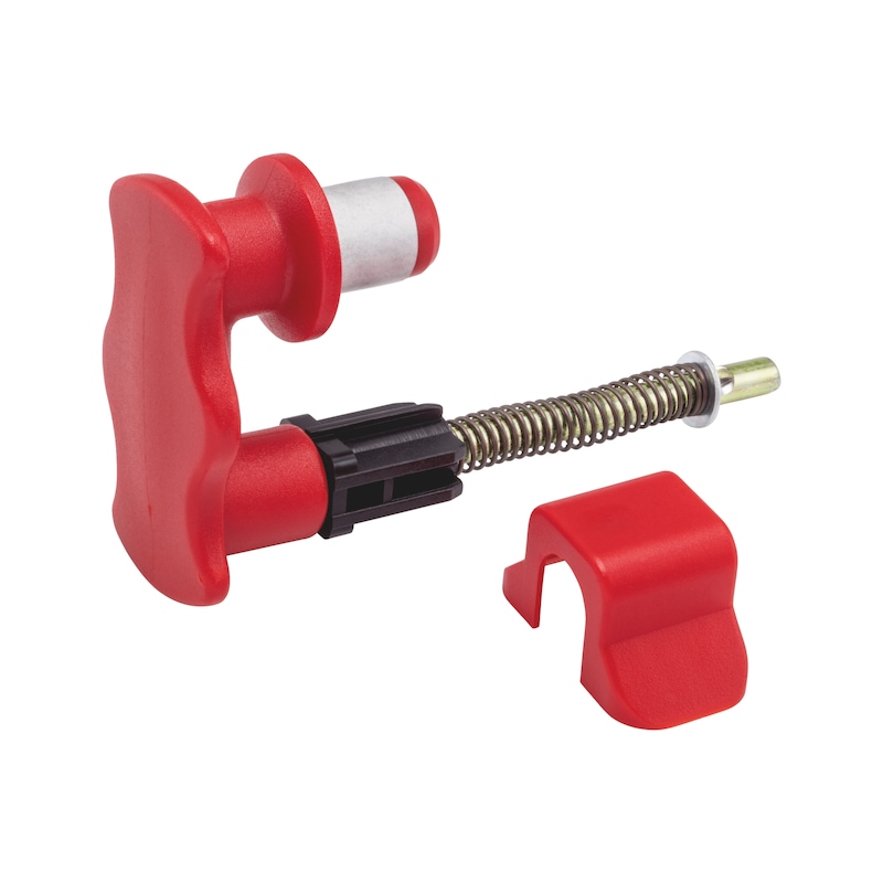 Locking lever with bolt For professional aluminium telescopic ladders - SP-GRIPHOLDER-W.BLT-(F.TELELDR-PROFI)
