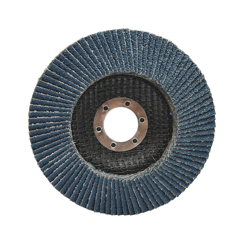 Flap disc High Density for steel (Glass Fabric Backing Disc) - FLPDISC-NC-CLTH-DOM-HD-BR22,23-G40-D125