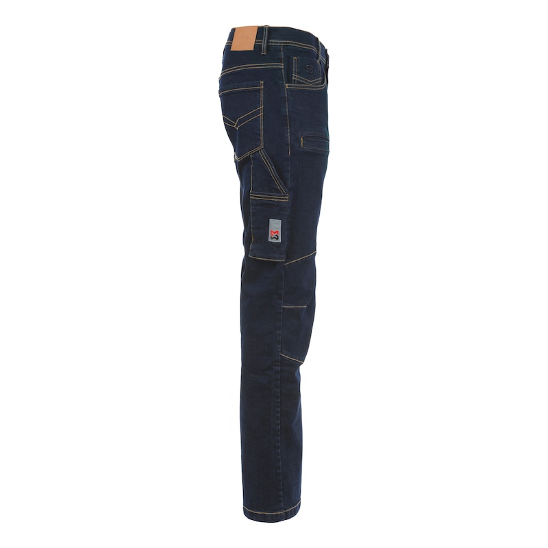 Multi Pocket Jeanshose - JEANS MULTIPOCKET STRETCH BLAU 62