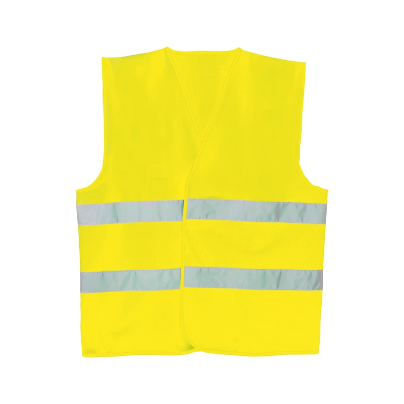 High-visibility vest - VEST HIGH VISIBILITY YELLOW ONE SIZE