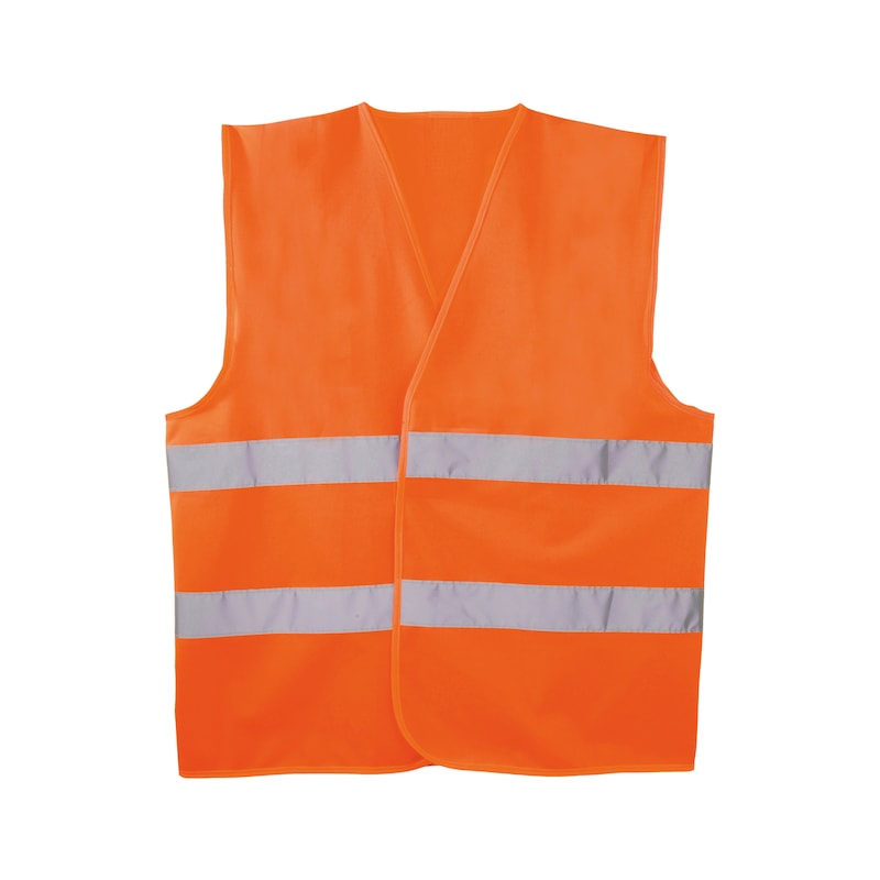 High-visibility vest - VEST HIGH VISIBILITY ORANGE ONE SIZE