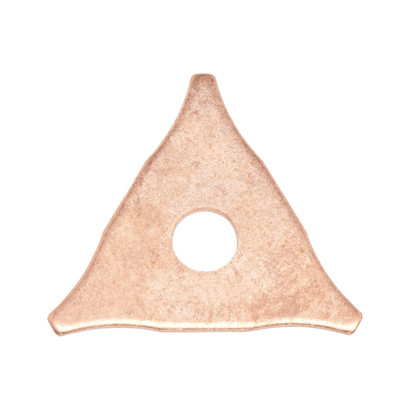 Panel pull triangle - AY-PULLEYE-DRSA-SPEC-COPPERPLATED-3SIDED