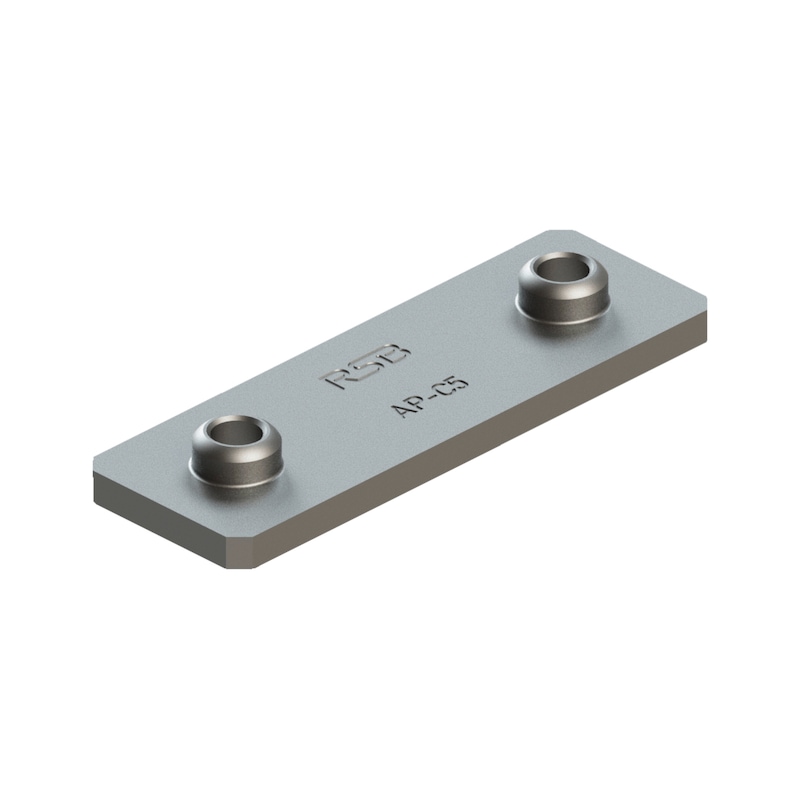 Schweißplatte DIN 3015-2, einfache Ausführung (A), W.TEC-Serie - 1