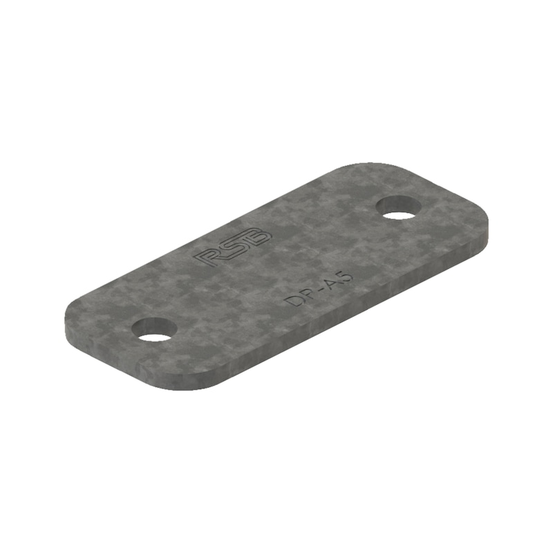 Cover plate DP DIN3015-1, W.TEC series - 1