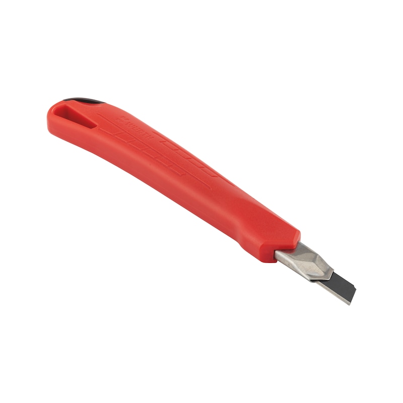 1C cutter knife with slider - CUTTER-RED-H9MM-L140MM
